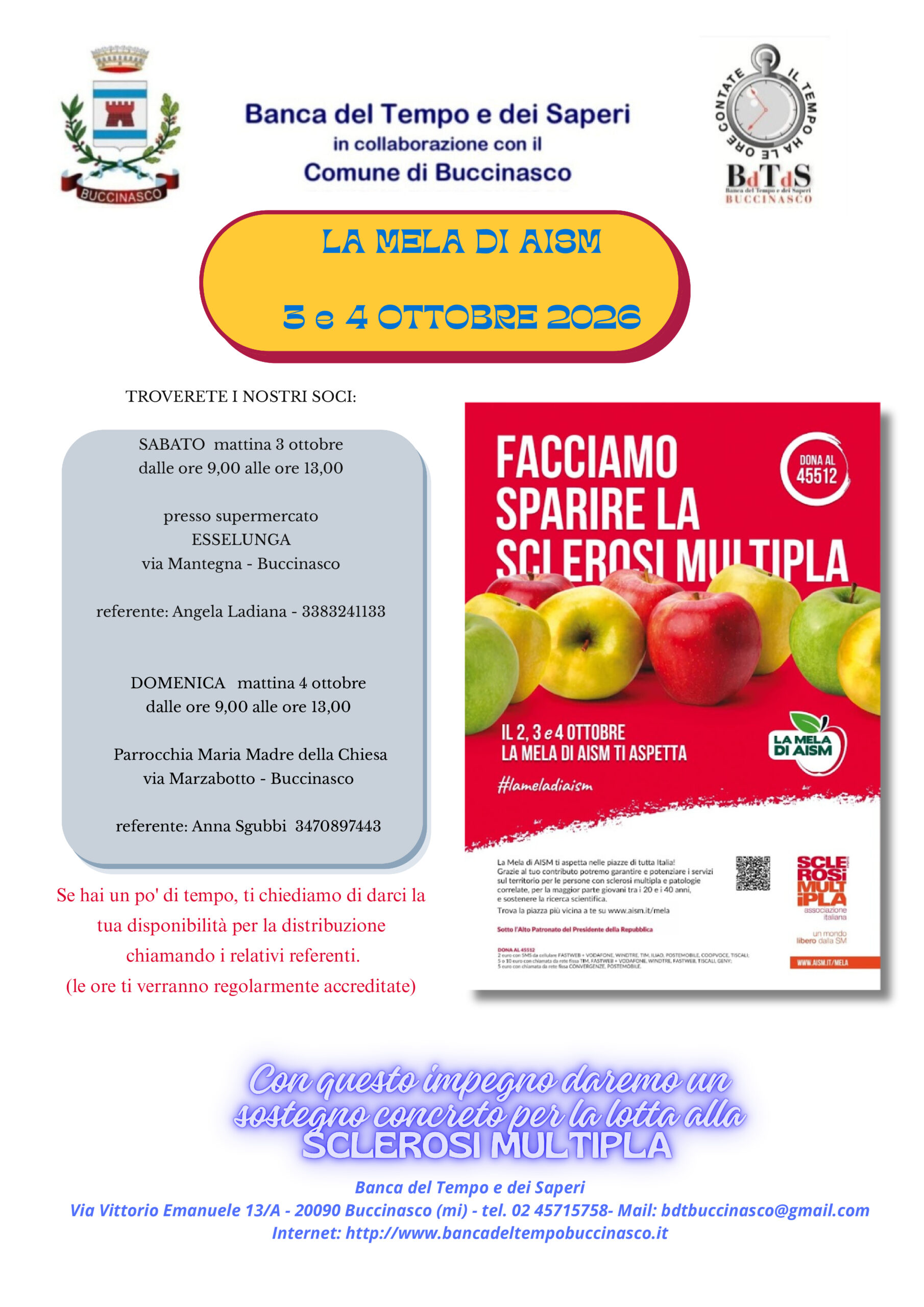 La mela di AISM